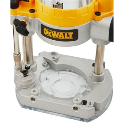 DEWALT Kompakt Yönlendirici için Dalma Tabanı, Pürüzsüz Dalma İnme için Çelik Çubuklar (DNP612)