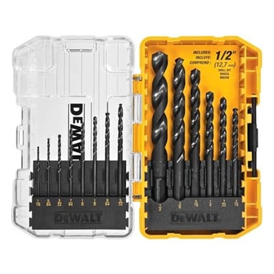 DEWALT Matkap Ucu Seti, Siyah ve Altın, 14 Parça (DWA1184)