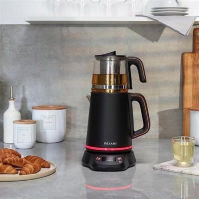 Dexart DX-1321-BL PerfectTea Dijital Çay Makinesi, Siyah