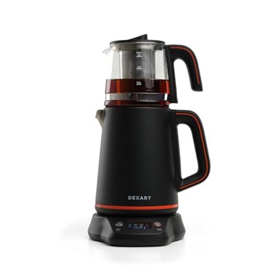 Dexart DX-1321-BL PerfectTea Dijital Çay Makinesi, Siyah