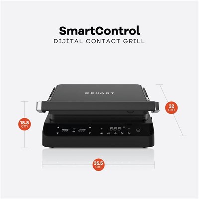 Dexart Smartcontrol Dijital Izgara Tost Makinesi