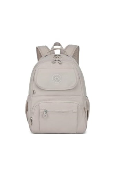 Dias avm Büyük Boy Sırt Çantası Smart Bags Krinkıl Kumaş 1215 Bej Tek Ebat