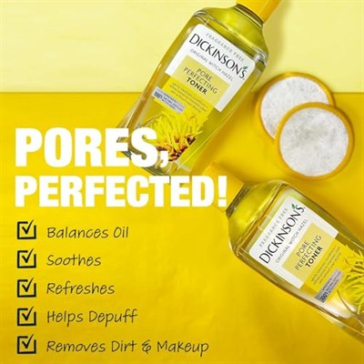 Dickinsons Witch Hazel Pore Perfecting Tonik 473ML mükemmelleştiren 16 ons