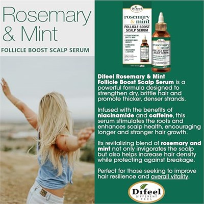 Difeel Rosemary & Mint Saç Kökü Güçlendirici Saç Derisi Serumu 118ML, 21959051813