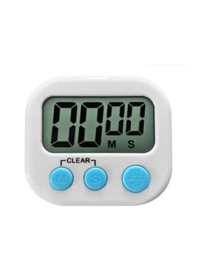 Dijital mutfak zamanlayıcı, 2 adet dijital yumurta saati Kuechenwecker pişirme Timer saat Kitchen Timer kısa zaman ölçücü büyük LCD ekran ve sesli alarm ve magnet