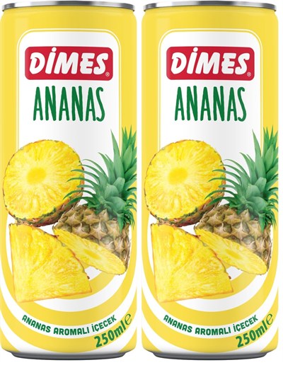 Dimes Ananas Aromalı Içecek 250 Mll (2 paketi)