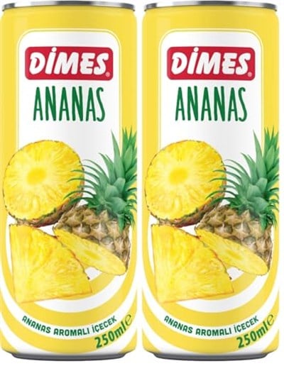 Dimes Ananas Aromalı Içecek 250 Mll (2 paketi)