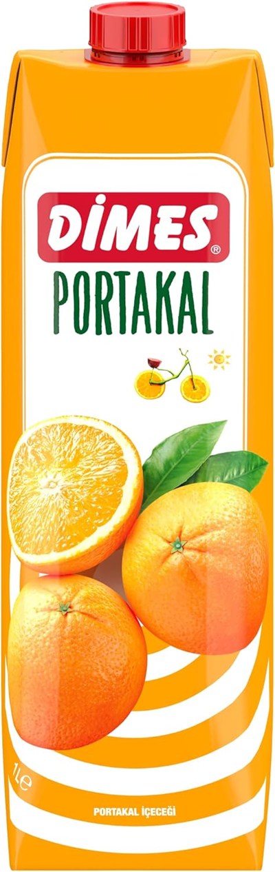 Dimes Portakal Nektarı%25-%99 Kutu 1000 ml