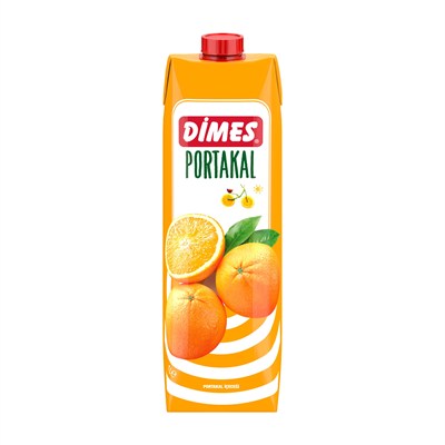 Dimes Portakal Nektarı%25-%99 Kutu 1000 ml