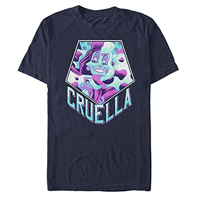 Disney 101 Dalmaçyalı - Cruella Bisiklet Yaka Tişört Unisex Yetişkin