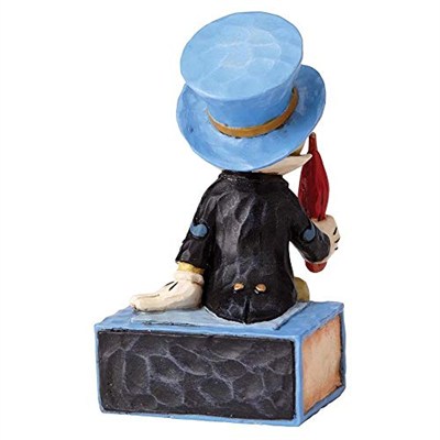 Disney geleneklerine göre 4054286 Jiminy kriket mini figür, taş, renkli, 4 x 5 x 7 cm