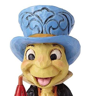 Disney geleneklerine göre 4054286 Jiminy kriket mini figür, taş, renkli, 4 x 5 x 7 cm