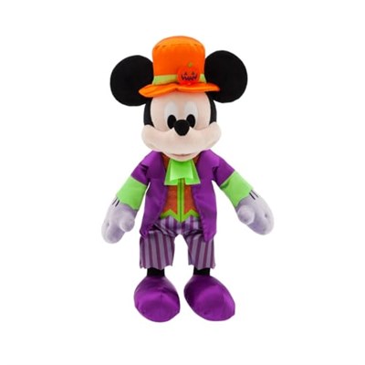 Disney Mağaza Resmi Mickey Cadılar Bayramı Peluş - Orta Boy 15 İnç, Cadılar Bayramı Dekoru, Cadılar Bayramı Süslemeleri, Sevimli Mickey Balkabağı Şapkası, Çocuklar için