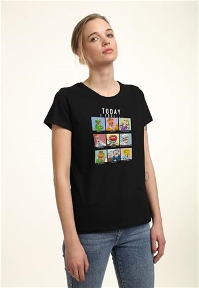 Disney Muppets - Muppet Mood Bisiklet Yaka T-Shirt Tişört Kadın