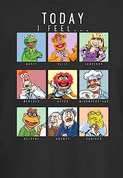 Disney Muppets - Muppet Mood Bisiklet Yaka T-Shirt Tişört Kadın