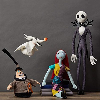 Disney Nightmare Before Christmas Jack Skellington - Sıfır Peluş - Balkabağı King - Sally 10 Peluş Bebek Zero Peluş