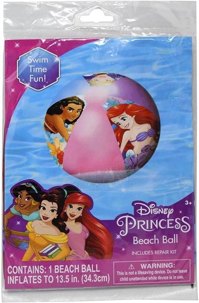 Disney Princess Cinderella Belle Inflatable Beach Ball 50cm Styles May Vary [Toy]