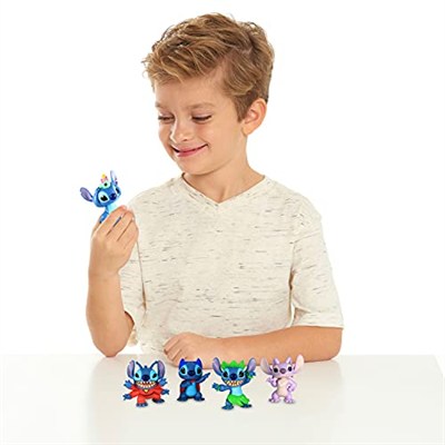 Disney s Lilo & Stitch Koleksiyon Dikiş Figürü Seti, 5 parça, Just Play tarafından, Mavi