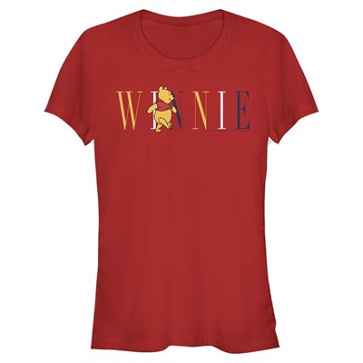 Disney Winnie the Pooh - Pooh Fashion Bisiklet Yaka T-Shirt Tişört Kadın