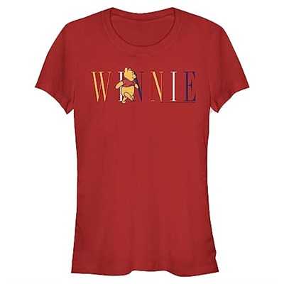 Disney Winnie the Pooh - Pooh Fashion Bisiklet Yaka T-Shirt Tişört Kadın