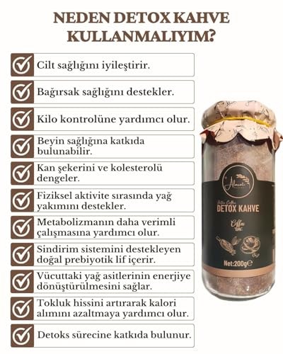 Diyet Form Detoks Kahve Karahindiba ve L-Karnitin İçerir - Detox Coffee (1, 200 g)