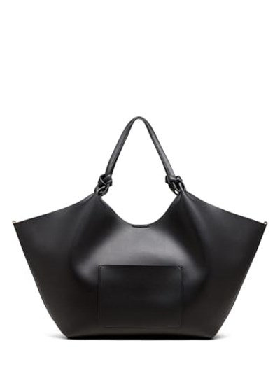 DKNY Paula Büyük Tote Çanta, Siyah/Altın, Siyah/Altın, One Size