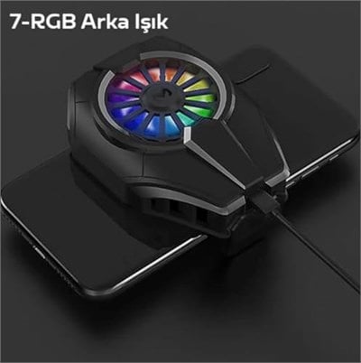 DL06 Ultra Güçlü Telefon Soğutucu Fan Seramik Turbo Soğutma