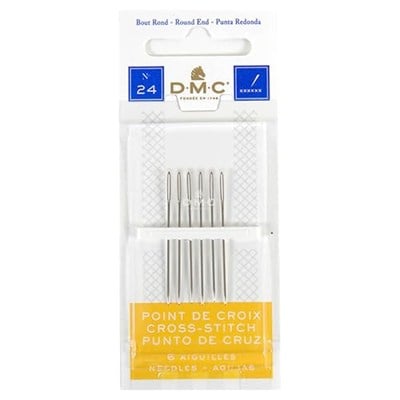 DMC CREATIVE WORLD balım örgü evi Size 24 Cross Stitch Needles