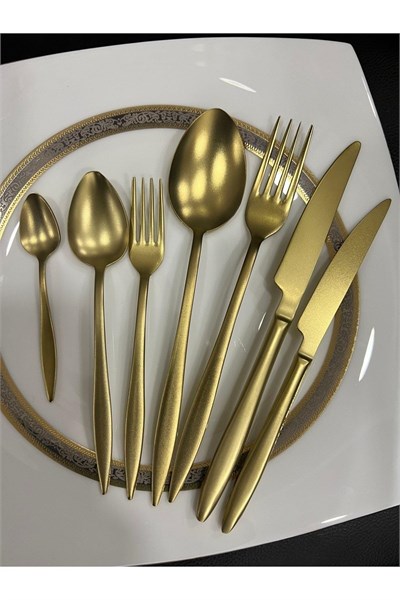 Dmr Life Mat Gold Yakut 6 Adet Yemek Bıçak