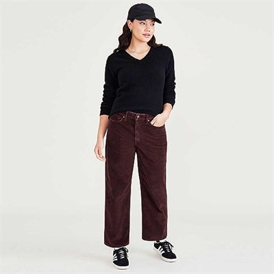 Dockers High Waist Jean Cut Straight Fit Pantolon Klasik Pantolon Kadın