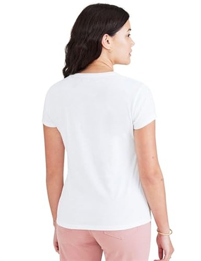 dockers Kısa kollu logolu tişört Şort SLEEVE LOGO TEE Kadın