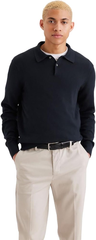 Dockers Uzun Kollu Polo Yaka Kazak Kazak Erkek