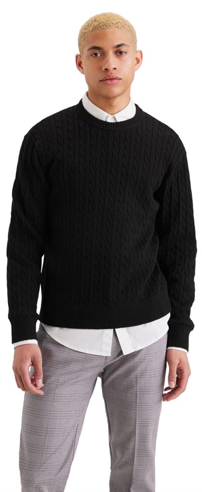 Dockers Yuvarlak Yaka Kazak Kazak Erkek