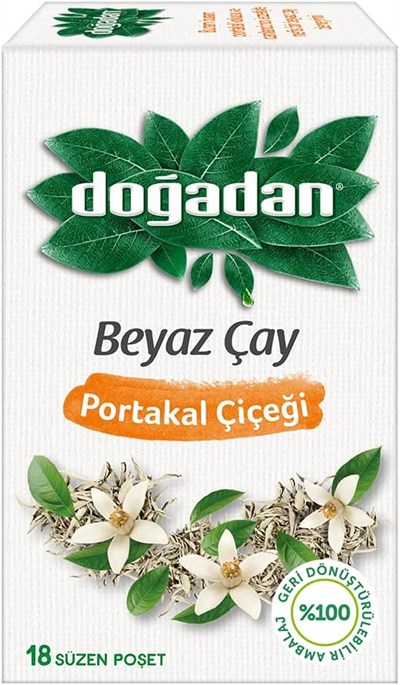 Dogadan Beyaz Çay Portakal Çiçeği 34 G 20Li