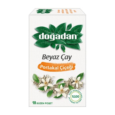 Dogadan Beyaz Çay Portakal Çiçeği 34 G 20Li