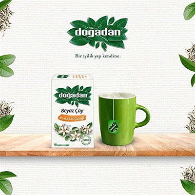Doğadan Beyaz Çay Portakal Çiçekli (18li)