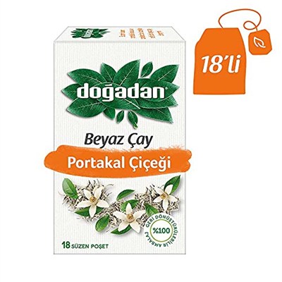 Doğadan Beyaz Çay Portakal Çiçekli (18li)