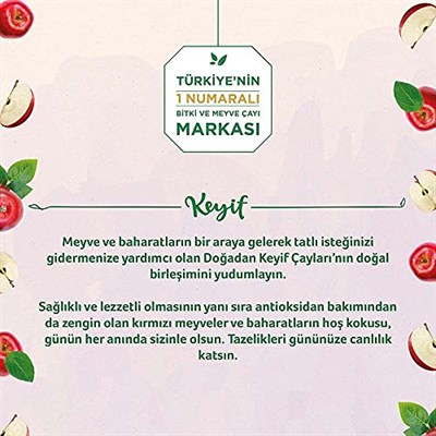 Doğadan Elma Çayı (20li Poşet)