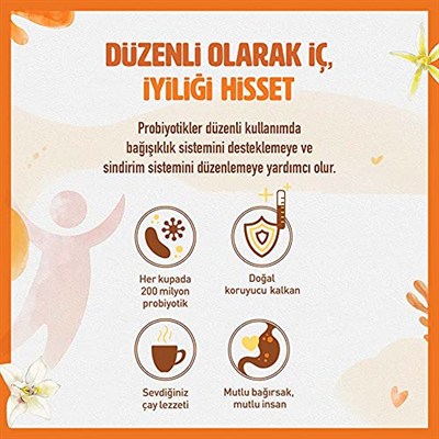 Doğadan Probiyotikli Rooibos Vanilyalı Çay 14lü