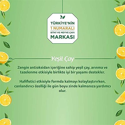 Doğadan Yeşil Çay Limonlu (20li)