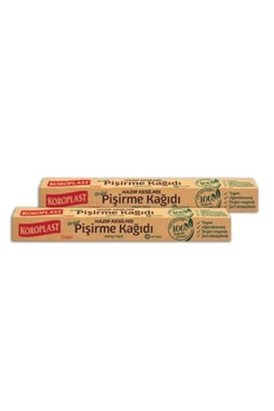 Doğal Pişirme Kağıdı Hazır Kesim 10Lu X 2 Paket (42 * 37 Cm)