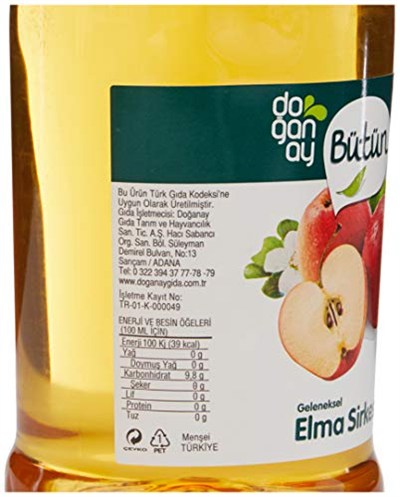 Doğanay Bütün Pet 1000 Ml Elma Sirke