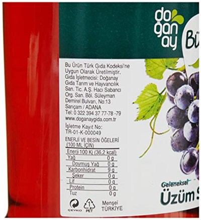 Doğanay Bütün Pet 1000 Ml Üzüm Sirke