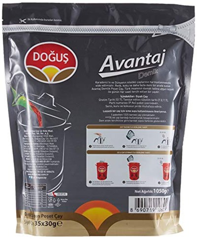 Doğuş Avantaj Demlik Poşet Çay 30 gr x 35 adet