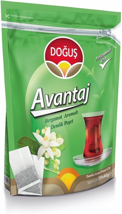 Doğuş Bergamot Aromalı Çay Avantaj Demlik Poşet 25X40 Gr - 2Li Paket