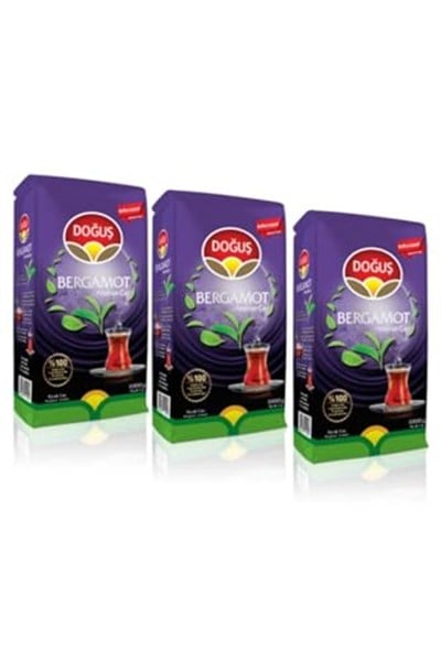 Doğuş Bergamot Aromalı Siyah Çay 1000 Gr X 3 Adet