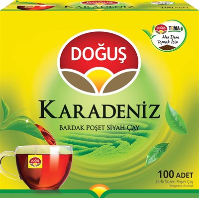 Doğuş Karadeniz Süzen Poşet 100X2 Gr Bergamot Aromalı Çay