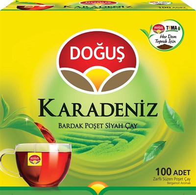 Doğuş Karadeniz Süzen Poşet 100X2 Gr Bergamot Aromalı Çay