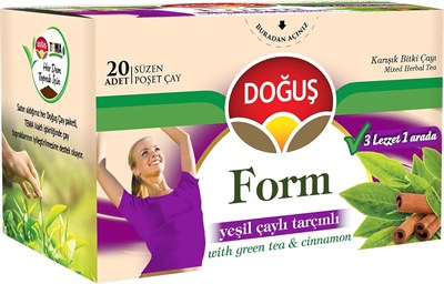 Doğuş Tarçın Karanfilliye Yeşil Çay Süzen Poşet 20-1.75G