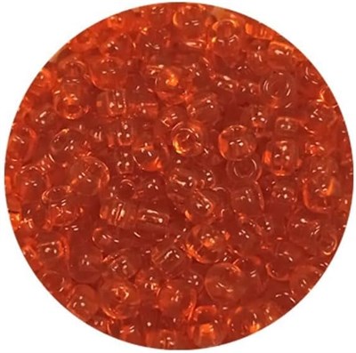 Dökme Cam Kum Boncuk (8/0) 3 mm - 20 Gram - Şeffaf Turuncu - BNC165